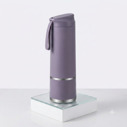 Portable Electric Blender Bottle with Digital LED Display & Carrying Loop