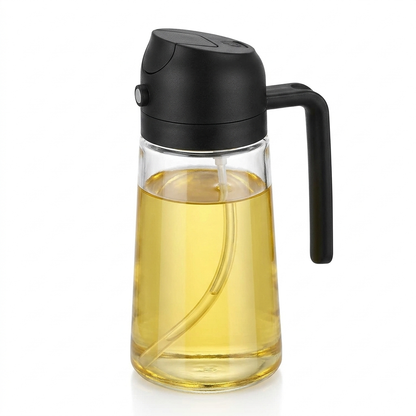 2-in-1 Glass Oil Sprayer & Dispenser Bottle (470ml) 🍳✨
(Alternate: Smart Dual Oil Sprayer & Pourer Bottle 🥑)