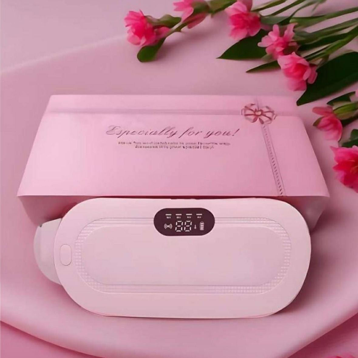 🌸 Smart Menstrual Heating Pad & Cordless Massage Belt